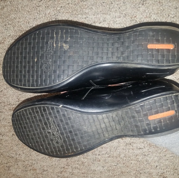 Shinny Black slide ons - Picture 4 of 5